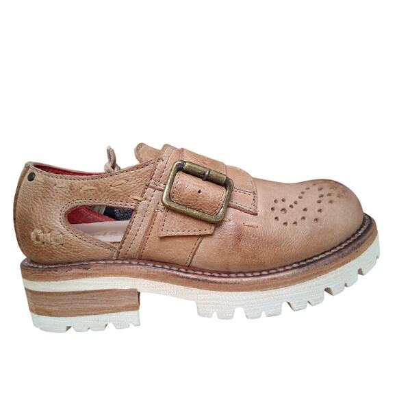 Bed Stu Women's size 6 Chunky Platform Whimsy Casual Leather Dagny Buckle Shoes - Picture 3 of 16